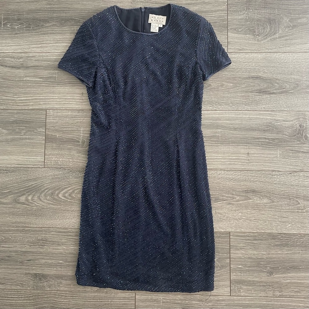 Vintage Silk Beaded Dress